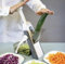 Cortador de Verduras | Mandolina de Cocina Profesional | Rebanador de Verduras y Patatas | Corte Ajustable con Cuchillas de Acero Inoxidable | Diseño Plegable y Seguro | Apto para Hogar y Restaurantes