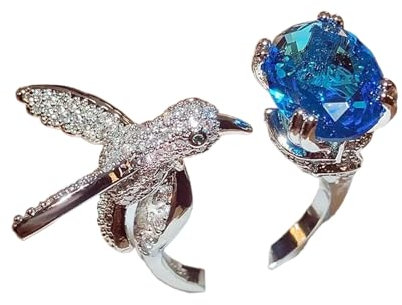 Lehourmast Ring Ringe Damen Bijouterie Herren Ring Für Damen, Größenverstellbar Kyra01726