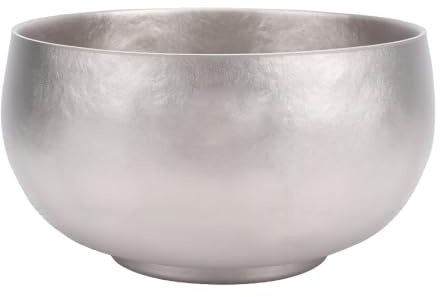 Large Metal Serving Bowl 2L Lightweight Ti Alloy Double Wall for Camping Outdoors