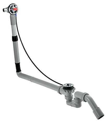 hansgrohe Exafill Wanneneinlauf Grundkörper mit Ab- und Überlaufgarnitur, Sonderwannen, Mehrfarbig