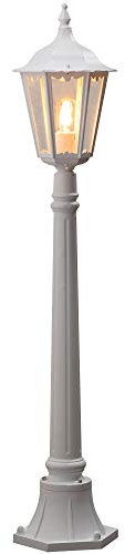 Konstsmide Firenze 7215-250 Wegeleuchte B: 23,5cm T: 23,5cm H: 120cm / 1x100W / IP43 / lackiertes Aluminium / matt-weiß