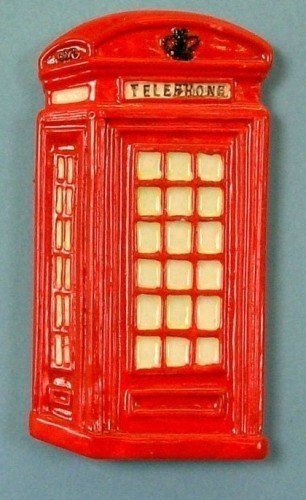 Fridge Magnets London Red Telephone Box - Collectable Souvenir