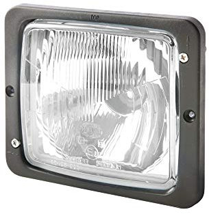 HELLA 1AA 004 109-031 asymmetrisch-Hauptscheinwerfer - 24/12V - Referenzzahl: 10 - Einbau - Lichtscheibenfarbe: transparent - Stecker: Flachstecker - vorne rechts/vorne links