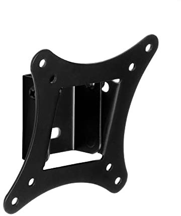 MAHARA TV Wall Mount Bracket- Tilting Wall Mount for TVs Max 25 (LCD, LED, OLED, 4K, 8K) - TV Brackets with VESA Wall Mount Compatibility Max 100x100mm - TV Wall Brackets Max 15kg - Black TV Bracket