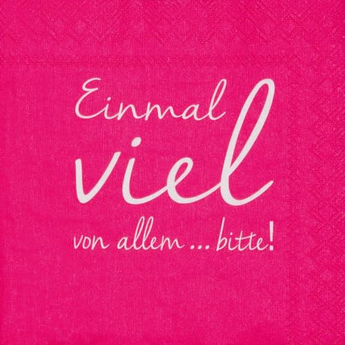 Räder Cocktail Serviette Einmal viel von Allen