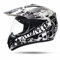 800 GS War Weiß Crosshelm mit Visier für Quad ATV Enduro Motorradhelm ECE 2205 Größe S bis L (XL 61cm)