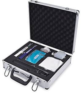 DIGITUS LWL Reinigungs-Set - Wartungs-Set - LC & SC - Mikroskop - One Klick Reingier - Pump-Flasche & Reinigungs-Tücher