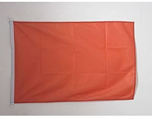 AZ FLAG Bootflagge Einfarbig Orange 45x30 cm, Einfarbig Bootsfahne 30 x 45 Cm Marine Flaggen - Flaggen