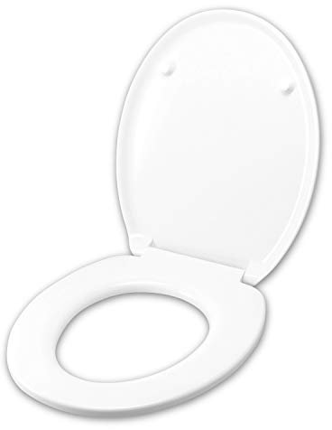 Toilettensitz für DURAVIT DURAPLUS TERMOINDURCHMESSER WEISSEN EDELSTAHL oder Softclose
