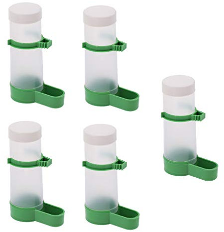 D DOLITY 5pcs Bouteille Distributeur Automatique d'eau et de Nourriture pour Oiseaux Chinchilla, Lapin,Rat Hollandais, Ecureuil, Hamster
