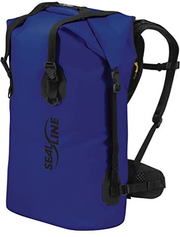 SealLine Black Canyon Wasserdichter Rucksack, Unisex, wasserdichter Rucksack, 040818109175, blau, 65-Liter