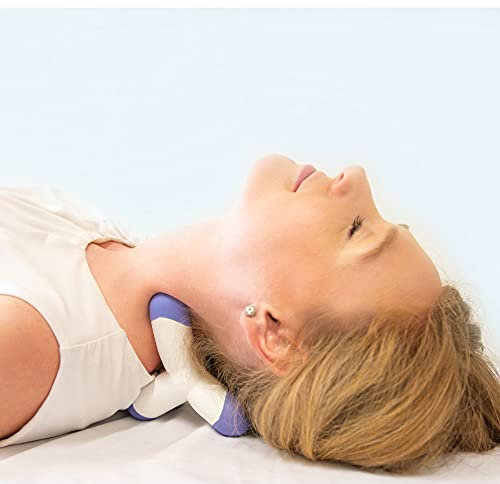 Druckpunkt-Nackenmassagegerät zur Schmerzlinderung, Triggerpunkt-Massagewerkzeug, okzipitale Entspannung, Kopfschmerzlinderung, einzigartiges Design zielt auf tiefe Nackenmuskeln ab, schnelle