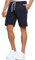 Indicode Herren Aldrich Sweatshorts mit Kordelzug | Herrenshorts Sportshorts für Männer Navy 3XL