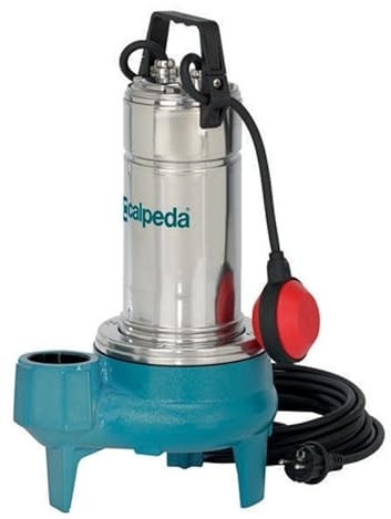 Pompe de relevage Calpeda GQN5015 1,10 kW à roue bi-canaux fermée jusqu'à 42 m3/h triphasé 380V