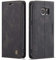 mvced Cover Compatibile con Samsung Galaxy S7 Edge,Flip Custodia Caso Libro Pelle PU e TPU Silicone Antiurto,Nero