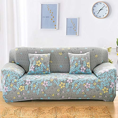 uyeoco Sofabezug Stylish Pattern Sofaüberzug L Form Couchbezug Sofahusse Sofabezug Ecksofa Sofaüberwürfe Couchbezug Sesselbezug Sofa Überwürfe/Stretch Hussen Für Wohnzimmer Anti-Rutsch