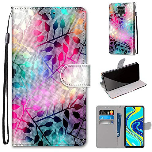 DIKASI Custodia per Xiaomi Redmi Note 9S, Cover per Xiaomi Redmi Note 9 Pro, Flip Case in Pelle PU Premium Magnetica Custodia per Xiaomi Redmi Note 9S/Note 9 Pro/Note 9 Pro Max