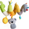 HABA 306658 - Entdeckerspirale Koala, Multifunktionsspielzeug ab 0 Monaten, fördert Vorstellungsvermögen, Grau