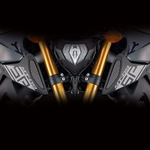 Per Yamaha Mt09 Sp Mt 09 Fz09 Fz-09 Mt-09 2020 2021 2019 Adesivi Moto Riflettenti Ingresso Aria Decalcomanie Logo Accessori Decorare (Color : 09 SP silver)