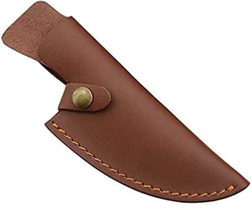 EdirFtra Funda de Cuero Funda Protectora Cortador de Hueso Funda Cortador de Carne Funda Porta Cuchillos de Cocina Accesorios 20 * 7cm