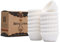 Mini Moldes Magdalenas Papel,400 Piezas,Pergamino Antiadherente de Grado Alimenticio,Moldes Papel Magdalenas Blanco,Tamaño Mini (Diámetro inferior 3,5 cm)
