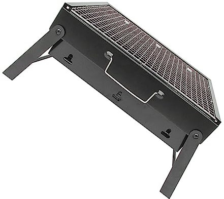 Cabilock Holzkohlegrill Mini Faltbarer Grill Für Camping Angeln Garten Outdoor Barbecue Kochen Grillen