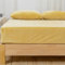 Michorinee Warme Fleece Spannbettlaken 180x200cm Cashmere Touch Kuschelig Flauschig Plüsch Flanell Bettlaken Spannbetttuch für Boxspringbett Topper Matratze bis 30 cm Hohe Gelb