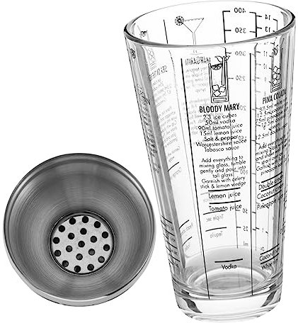 MAGICLULU 1Stk Mischflaschen-Shaker altmodischer Bausatz Protein-Shaker-Flasche aus Edelstahl Gläser Mixer Bar- -Shaker Martini shaker Formel Wein Glas mischen Suite Getränke glas