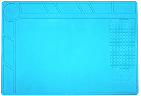 jojofuny Silicone Trivet for Repair Work Mat Insulation Repair Pad Heat Insulation Mat Blue