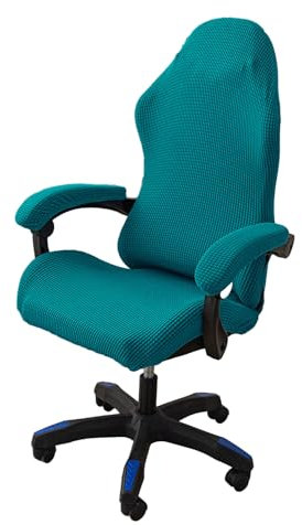 Zephylix Gaming Chair Slipcover, Stretch Seat Chair Cover Stretchable Computer Chair Covers for Armchair, Swivel Chair, Gaming Chair,Computer Boss Chair (Atrovirens)