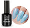 Beetles 15 ml UV Gel Nagellack Hellblau Glitzer, Himmelblau Gel Polish UV LED Maniküre Gellack für Nagelkunst DIY- Geschenk Heimmaniküre für Frauen