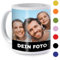 Cimpress Ceramic Personalised Photo Mug – Custom Mug with Your Name, Logo, or Image, 325 ml, Coloured Inner and Handle, Custom Gift or Promotional Product, Ideal for Business or Personal Uses (White)
