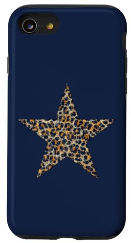 Star Shape - Cute Cheetah Leopard Print Graphic Case for iPhone SE (2020) / 7 / 8