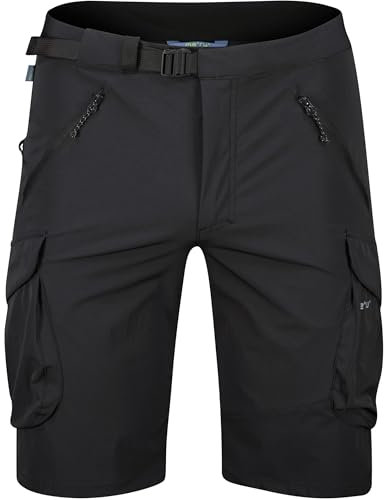 Meru Herren Rosario Cargo Shorts, Caviar, L