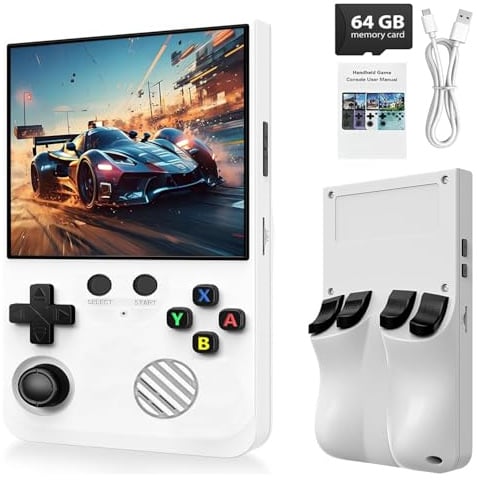 Portable Handheld Retro Game Console – Built-in 23,000 Classic Old School Games, Ergonomic Design, Suitable for Boys Adults for Leisure or Travel (PRO)