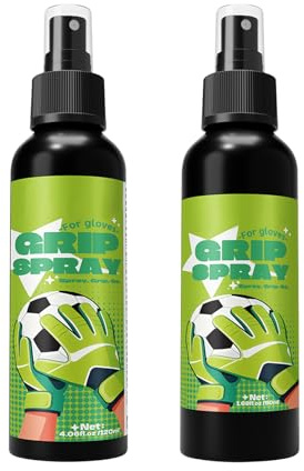Grip Spray - 120ml Glove Glue | 150g Hand Grip Spray, Anti Slip Sticky Enhancer, Portable Goalkeeper Gloves Adhesive For Football Basketball Soccer Shoes Baseball Gym Training Sports Athletes