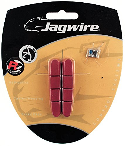 Jagwire Fahrrad Bremsbeläge Bremsbelag Sleek Pro Road Red-Zone