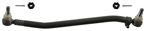 febi bilstein 18965 Lenkstange mit Kronenmuttern und Splinten, vom Lenkgetriebe zur 1. Vorderachse, 1 Stück