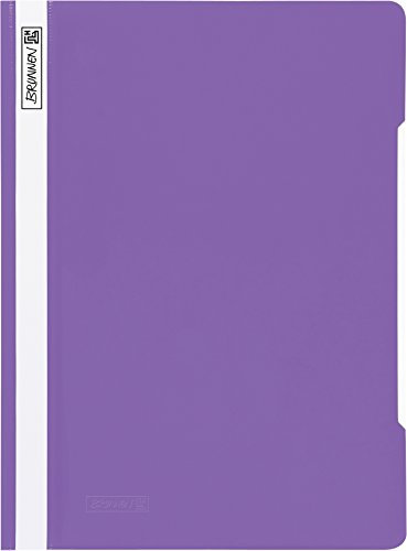 Brunnen Schnellhefter violett Folie