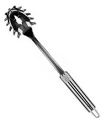 Fackelmann 40477 Nirosta Cuillère à spaghetti Manche tubulaire Inox 33 cm