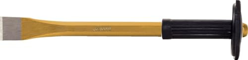 KS Tools 162.0224 Maurermeißel mit Handschutzgriff, 8-kant, 350mm