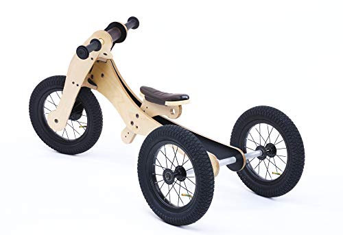 Trybike 1 Holz Fahrrad 4 in 1, bunt