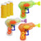 com-four® 3X Mini-LED-Seifenblasen-Pistole in tollen Farben, Seifenblasen-Pistole aus Kunststoff für Kinder und Erwachsene, Bubble-Gu zum Kindergeburtstag (03 Stück - Mix1)