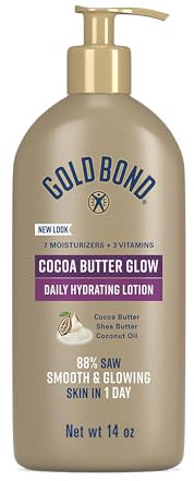 Gold Bond Ultimate Radiance Renewal, 400 ml Lotion mit Kokosöl, Sheabutter, Kakaobutter