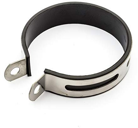 Exhaust 10.3cm Diameter Rubber Strap & Clamp Bracket For Chinese 50cc Scooters Fits Baotian Models