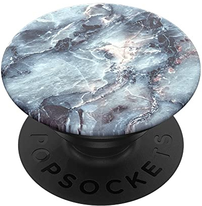PopSockets PopGrip - Ausziehbarer Sockel und Griff für Smartphones und Tablets mit einem Austauschbarem Top - Blue Marble