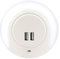Plug in LED Night Light with 2 USB Port Charger 1w Cool White Automatic Sensor Dusk to Dawn Night Light for Bedroom Childrens Room Hallways Living Rooms A78B