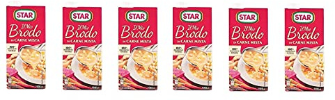 Stella Brodo Carne Mista Brodo Liquido Misto Carne Pronto Pasti 1 Lt