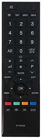 Telecomando di ricambio CT-90326 per Toshiba Regza Smart TV – 42HL800A 42AV623D 42AV635D 42AV633D 42AV625D 19AV603P 19AV605P 19AV607P 19AV613D 19AV6DB 19AV6262626262626262626262626262222 3D.