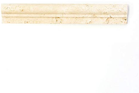 Borde Bordüre Travertin Naturstein beige Profil Ogee1 Chiaro Antique Travertin MOSProf-46348_f